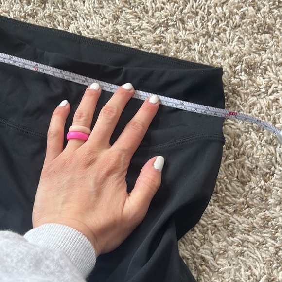 Zyia Leggings Pants High Rise Lux Slashed Distressed Black size 2 - Picture 11 of 12